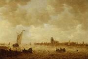 Jan van Goyen View of Dordrecht oil painting artist